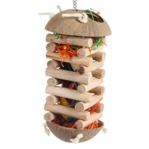 Foraging Hut Parrot Toy-LARGE