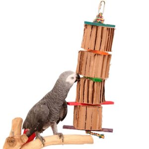 Shredding Tower Honeycomb Cardboard Parrot Toy - Large
