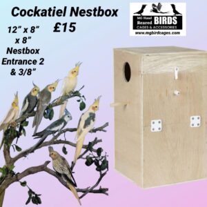 Cockatiel Nest Box