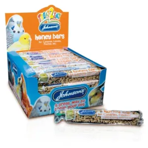 Johnsons Treat 2 Eat 35g Honey Bars For Canaries
