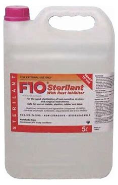 F10 Cold Sterilant with Rust Inhibitor RTU - 5 litre