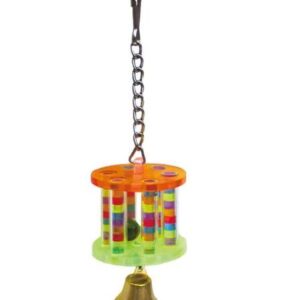 Acrylic Rainbow Logs Bird Toy