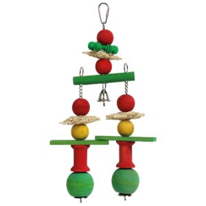 Jingle Bells Stacker Christmas Parrot Toy